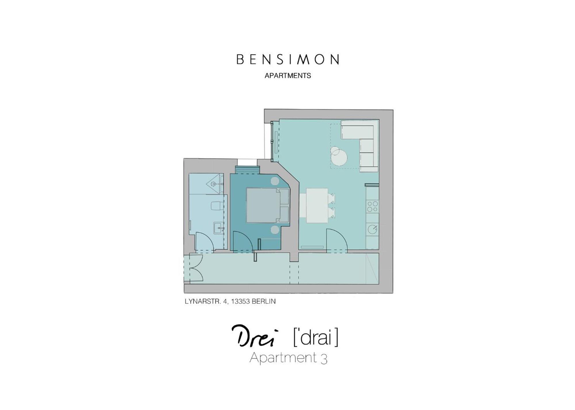 Bensimon Apartments Mitte/Wedding Berlin Bilik gambar